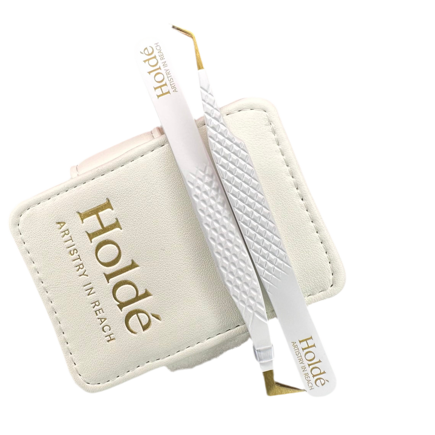 GOLD - Fibre Tip - L Shape Boot Pickup Tweezer