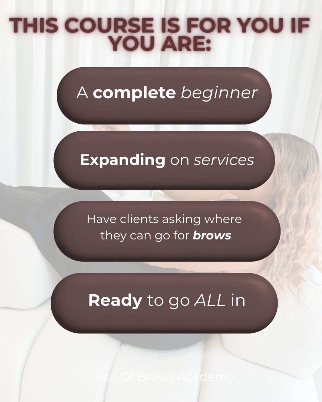 Brow Lamination GUIDE - Online Only