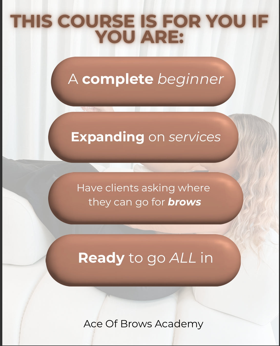Beginner Online Brow Course