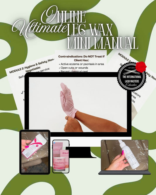 Leg Waxing Mini Manual - Online Only